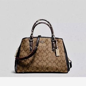 Coach MARGOT Crossbody Satchel Exotic NEW WITH TAG